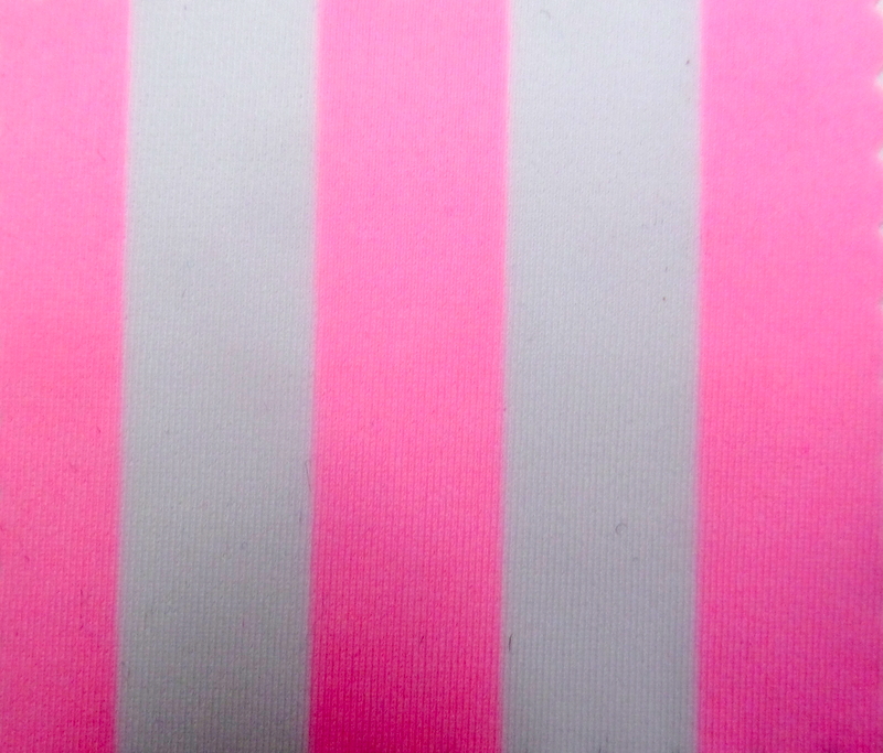 3.Bubblegum-White 1/2" New Stripes
